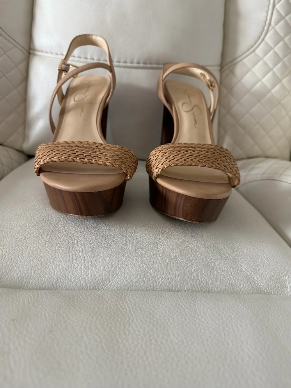 Jessica Simpson chic tan